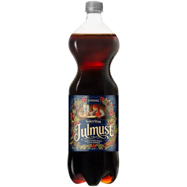 SPRING Julmust sokeriton joulujuoma 1,5l