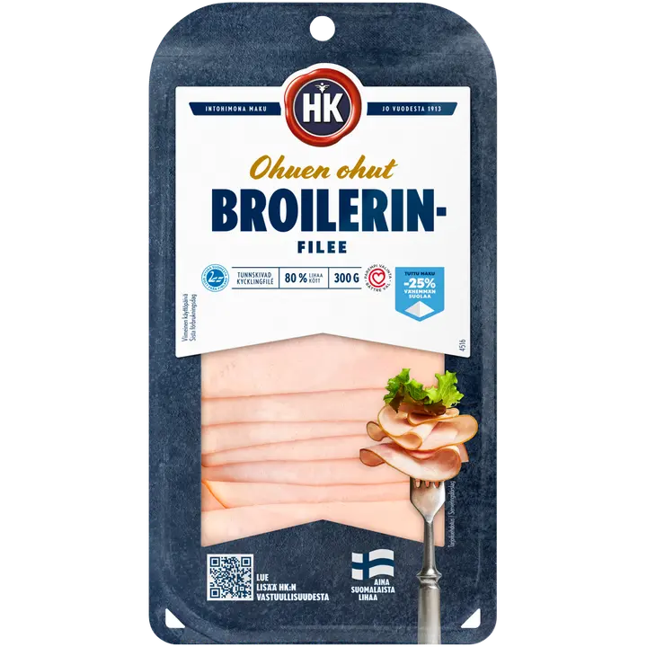 HK Ohuen ohut Broilerinfilee 300 g