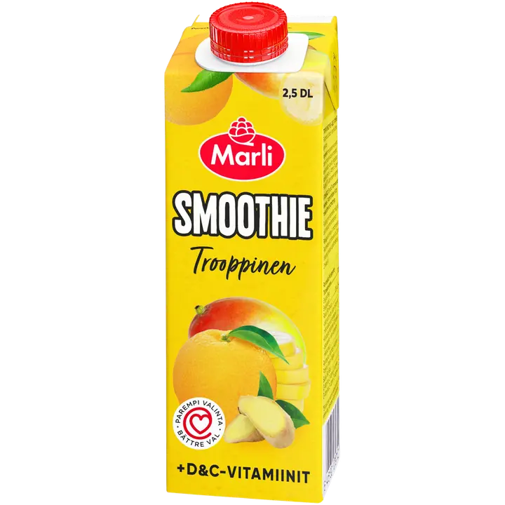 Marli Smoothie trooppinen+D&C-vitamiini 2,5 dl
