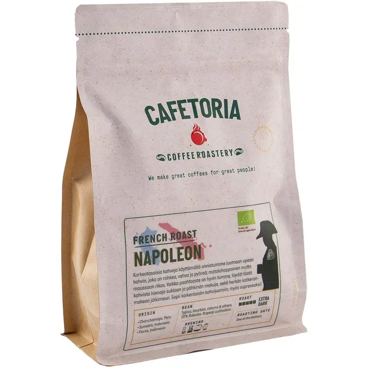Cafetoria roastery Napoleon tumma kahvi 250g luomupapu