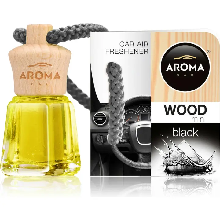 Aroma Ilmanraikastin Wood Black