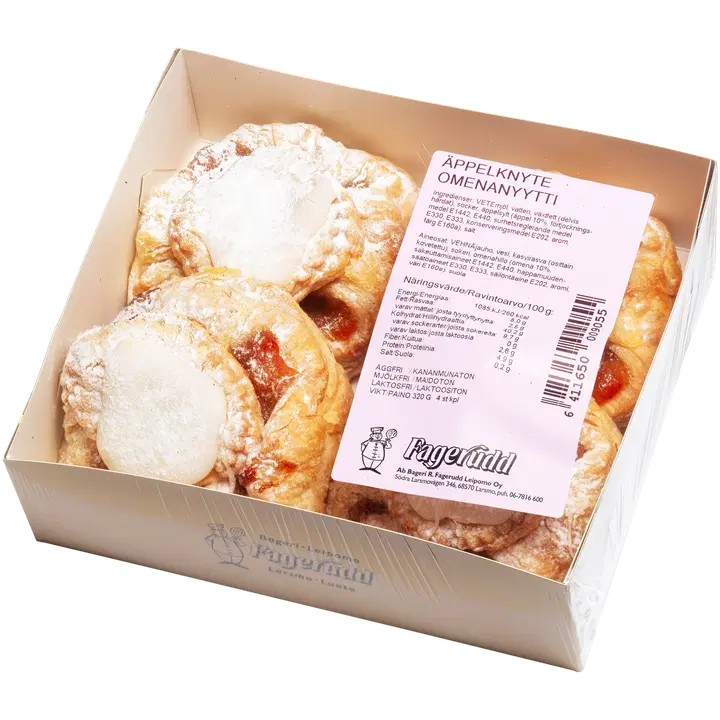 Bageri Fagerudd Leipomo Omenanyytti 4kpl/320g