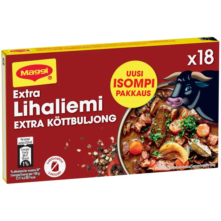 Maggi 180g Extra Lihaliemi liemikuutio 18kpl