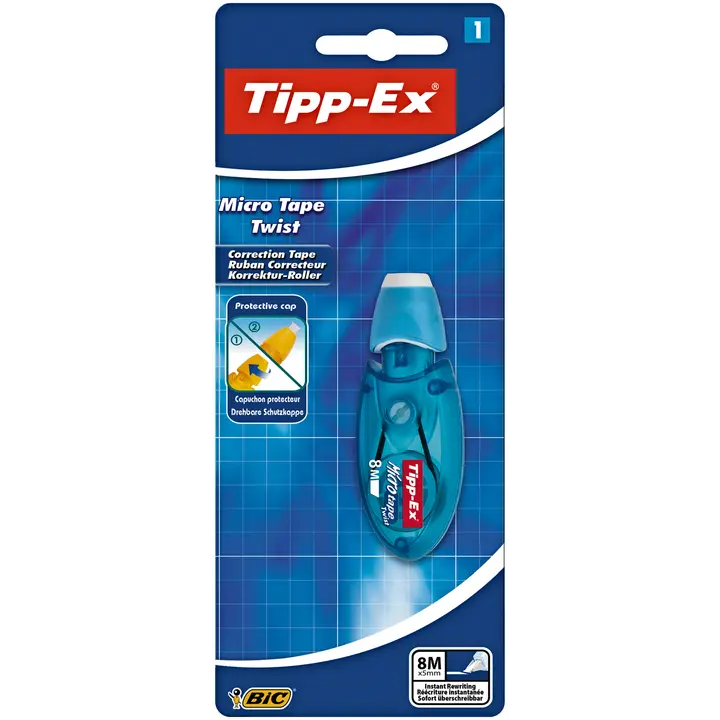 BIC Tipp-Ex Micro Tape Twist korjausrolleri