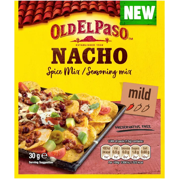 Old El Paso 30g Nacho Spice Mix maustesekoitus