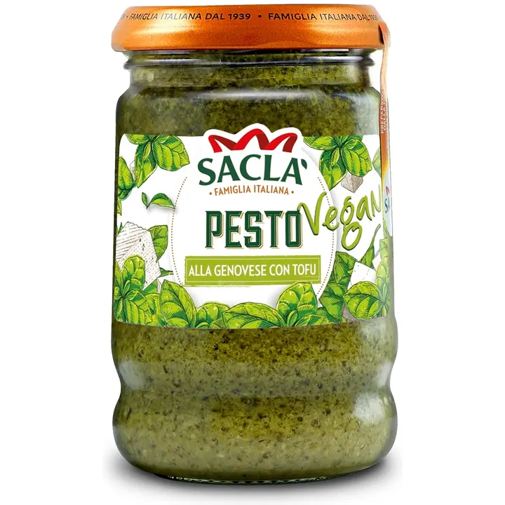 Saclà 190g Vegan basilikapesto tofulla