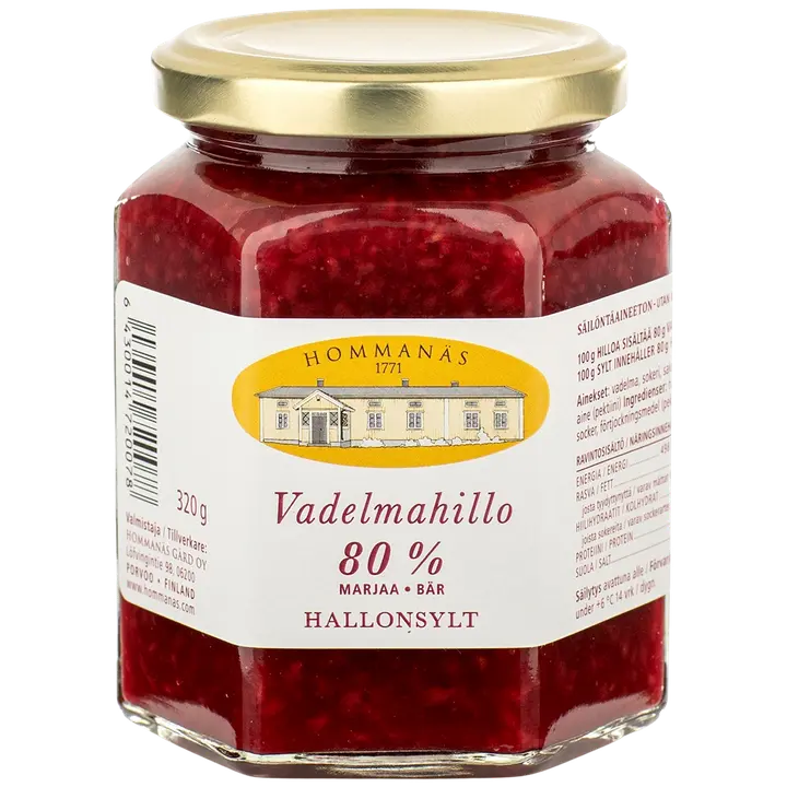 Hommanäs 320g Vadelmahillo