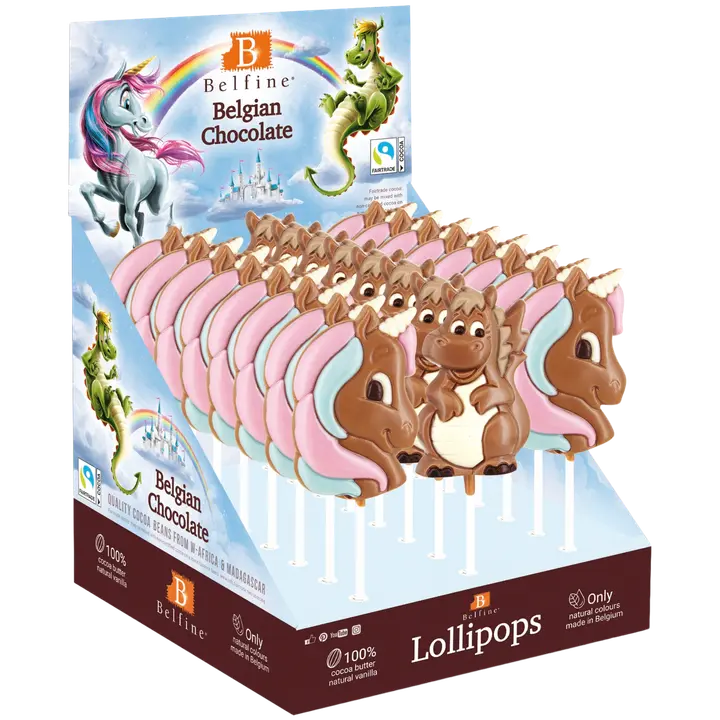 Belfine Yksisarvinen ja Lohikäärme suklaatikkari 25g