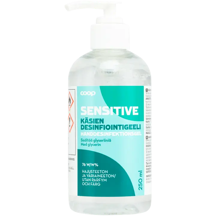 Coop käsien desinfiointigeeli 250 ml