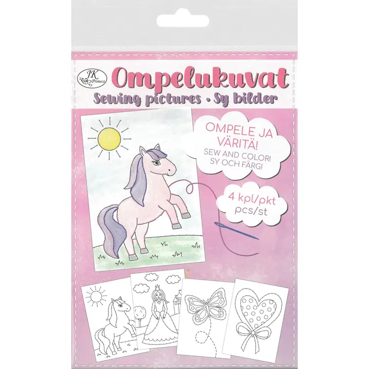 J.K. Primeco ompelukuvat A5 Satumaa 4kpl