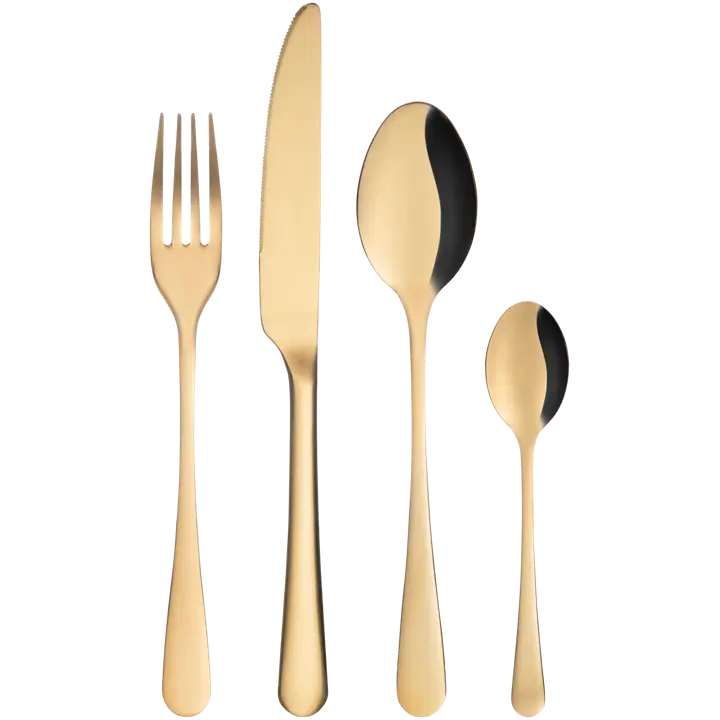 Maku Ruokailuvälineet kulta 16 kpl