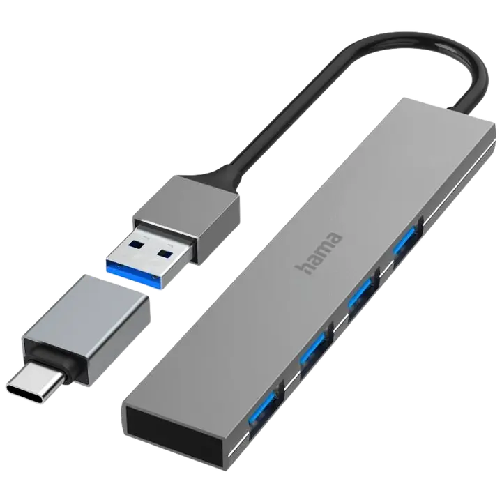 HUB USB-C , USB-A/-C, 4xUSB-A, USB 3.2