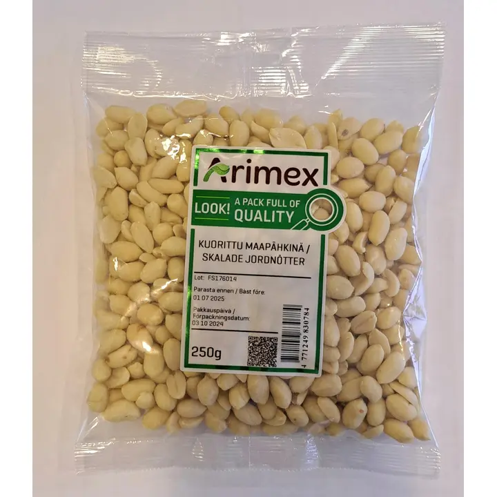 Arimex kuoritut maapähkinät 250g