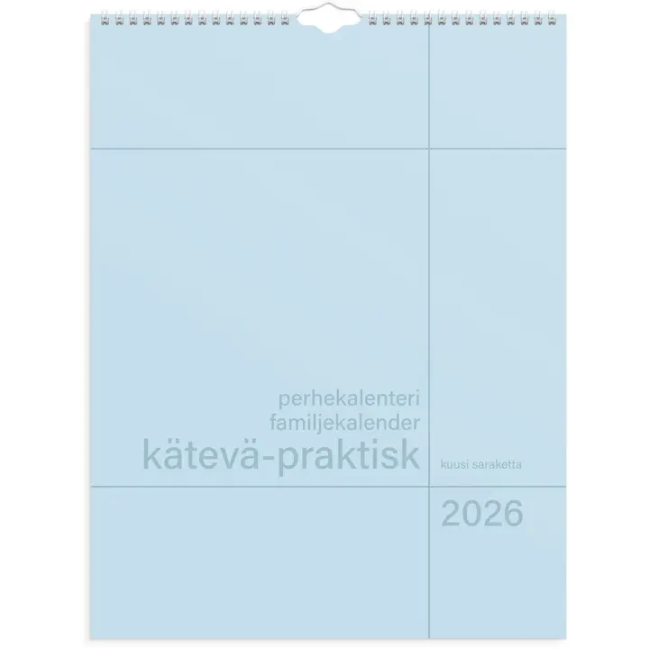 Burde Perhekalenteri 2026 Kätevä