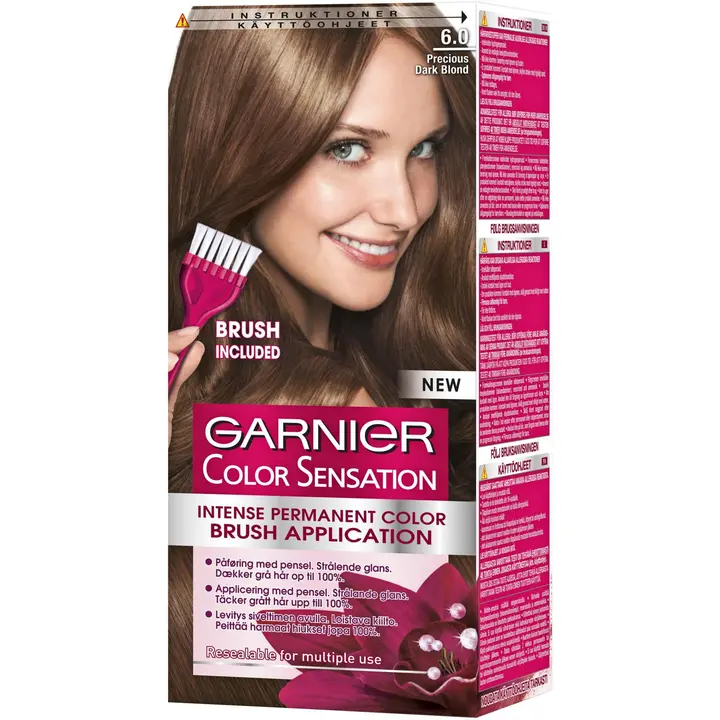 Garnier Color Sensation 6.0 Precious Dark Blond Vaaleanruskea kestoväri 1kpl
