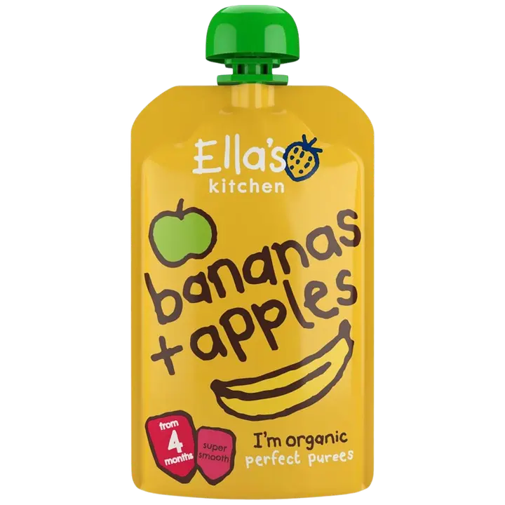 Ella's Kitchen Banaani-omenasose alkaen 4 kk LUOMU 120g