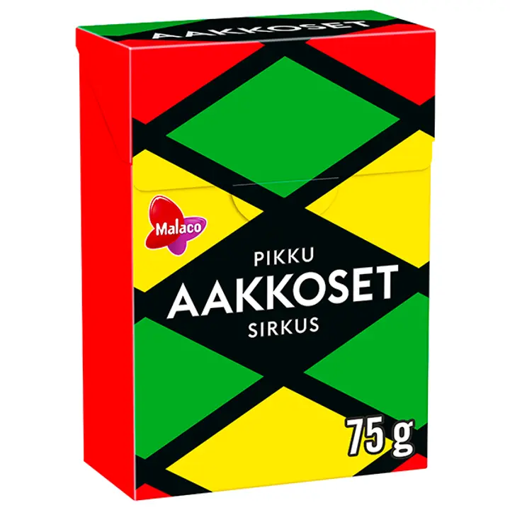 Malaco Aakkoset Pikku Sirkus pastilli 75g