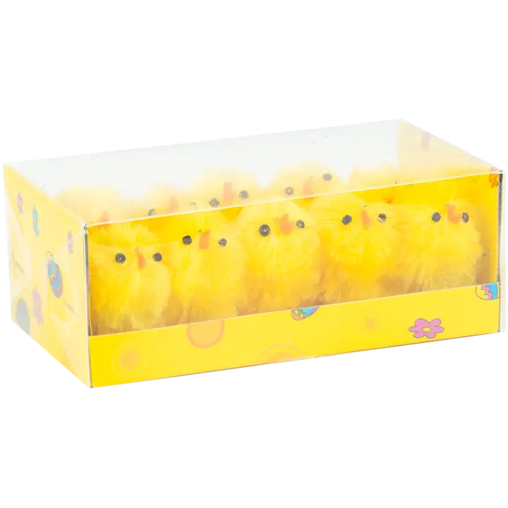 Pääsiäistipu keltainen 4 cm 10 kpl