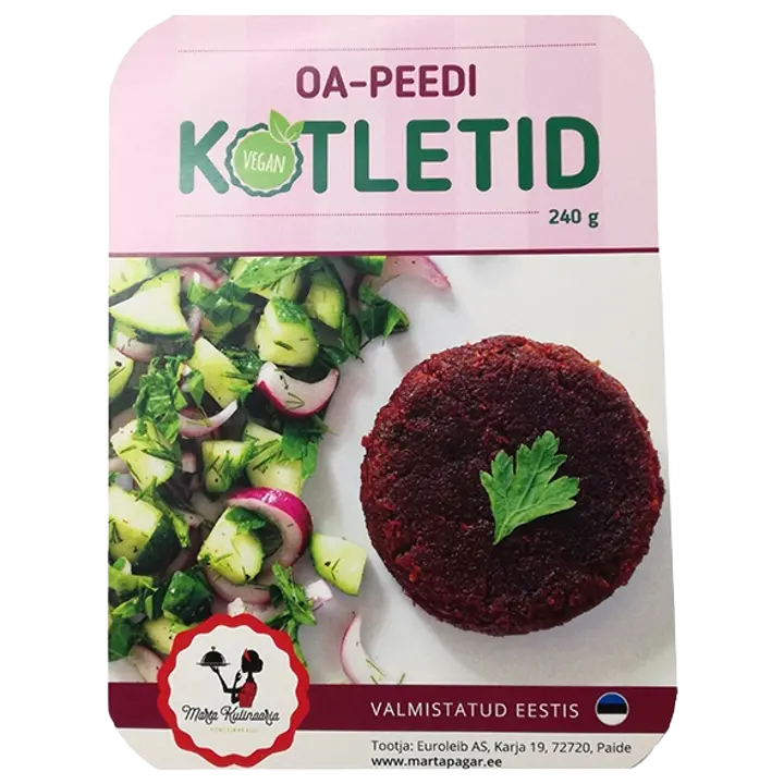 Marta pagar Oa-Peedikotlet 240 G Vegan