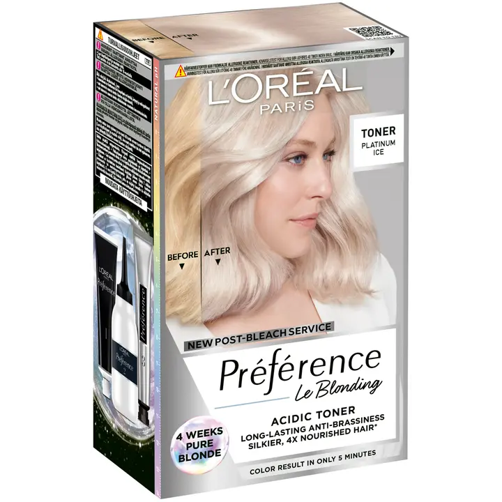 Toonimiskomplekt Loreal Platinum Blonde Ice