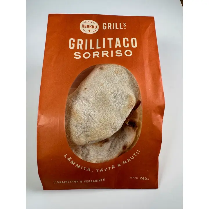 Herkku Grills Grillitaco Sorriso täytettävä leipä 2 kpl