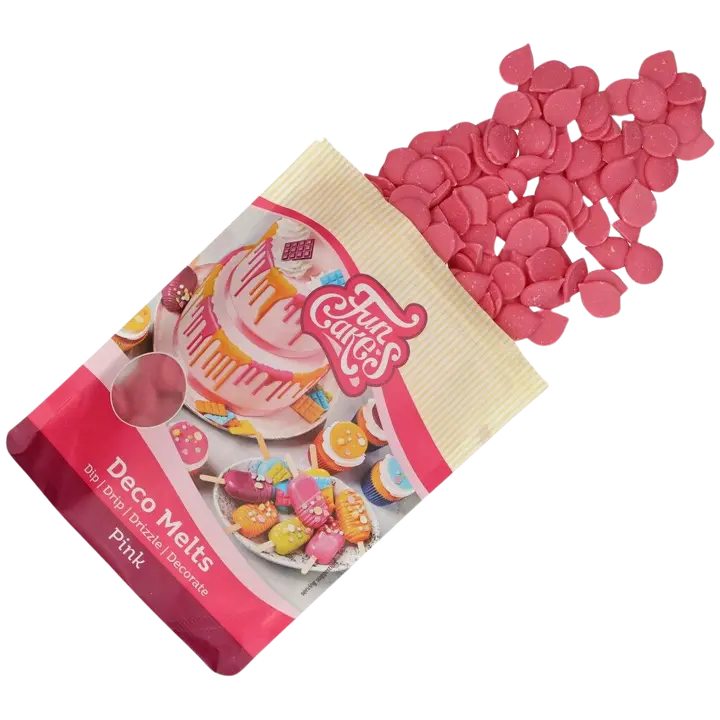 Funcakes decomelts -napit, vaaleanpunainen 250g