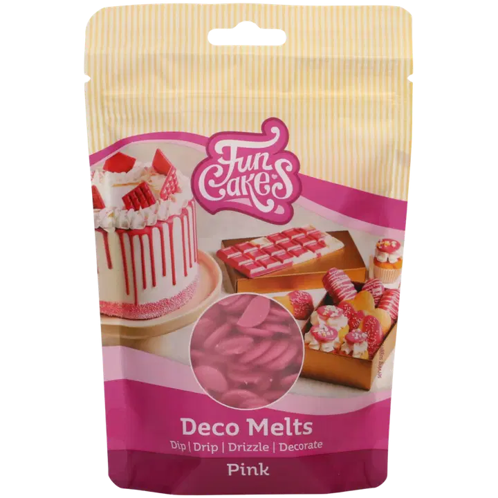 FunCakes Deco Melts -napit, vaaleanpunainen