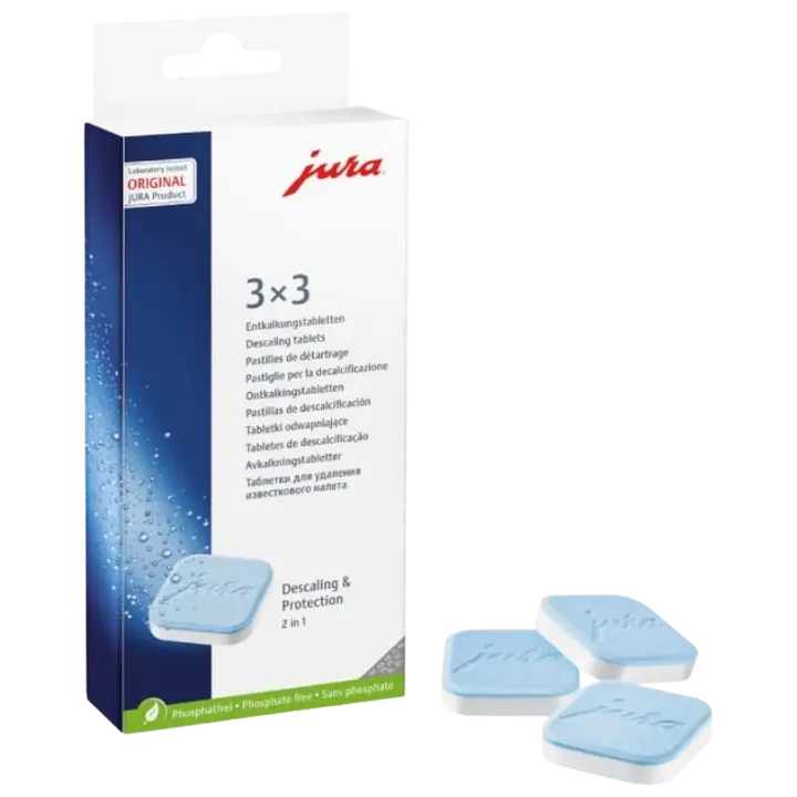 Jura katlakivieemaldustabletid espressomasinale 3tk