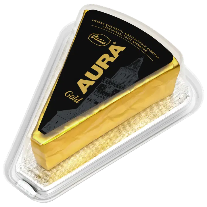 Valio AURA® Gold sinihomejuusto pala e125 g