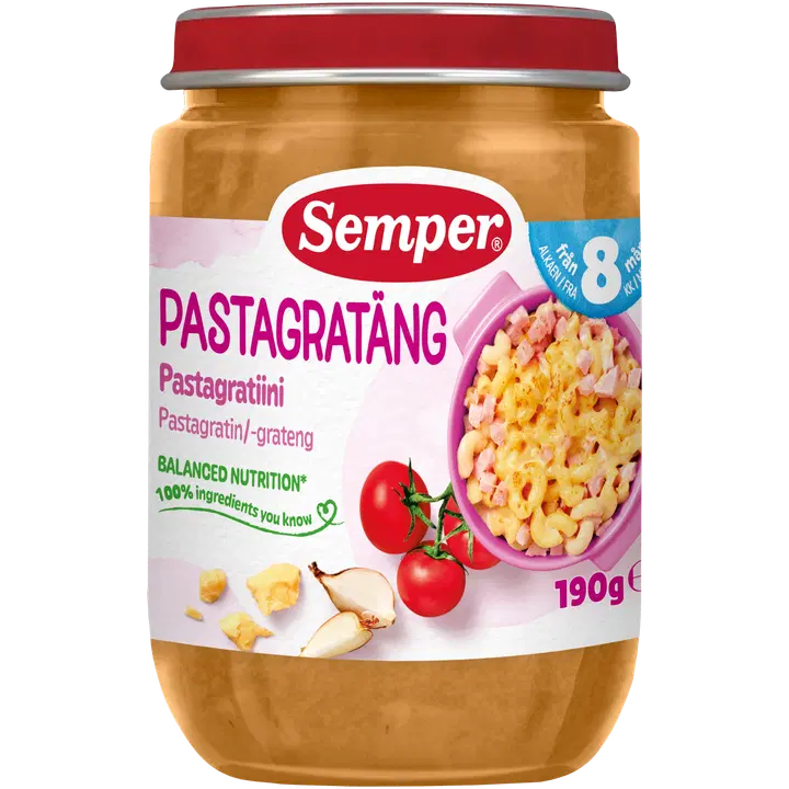 Semper Pastagratiini  8kk lastenateria 190g