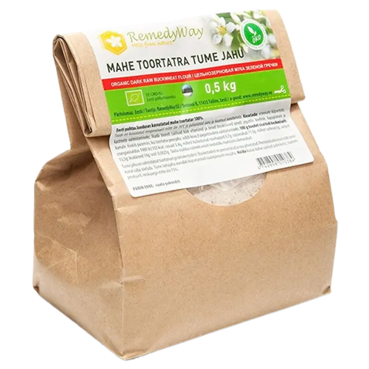 Mahe toortatra tume jahu 500 g, gluteenivaba