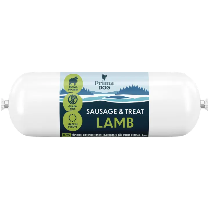 PrimaDog Träningskorv Lamm 80 g
