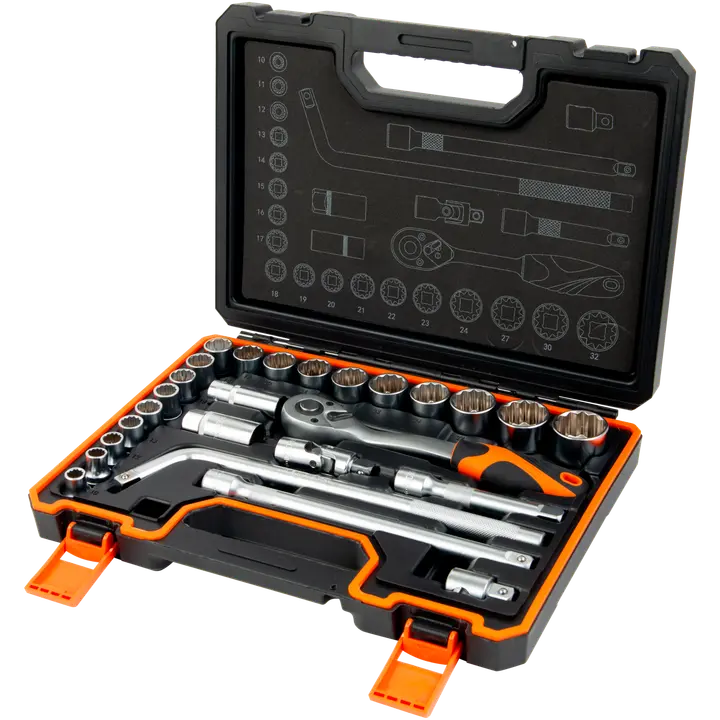 Padrunvõtmete komplekt 1/2 26-osa