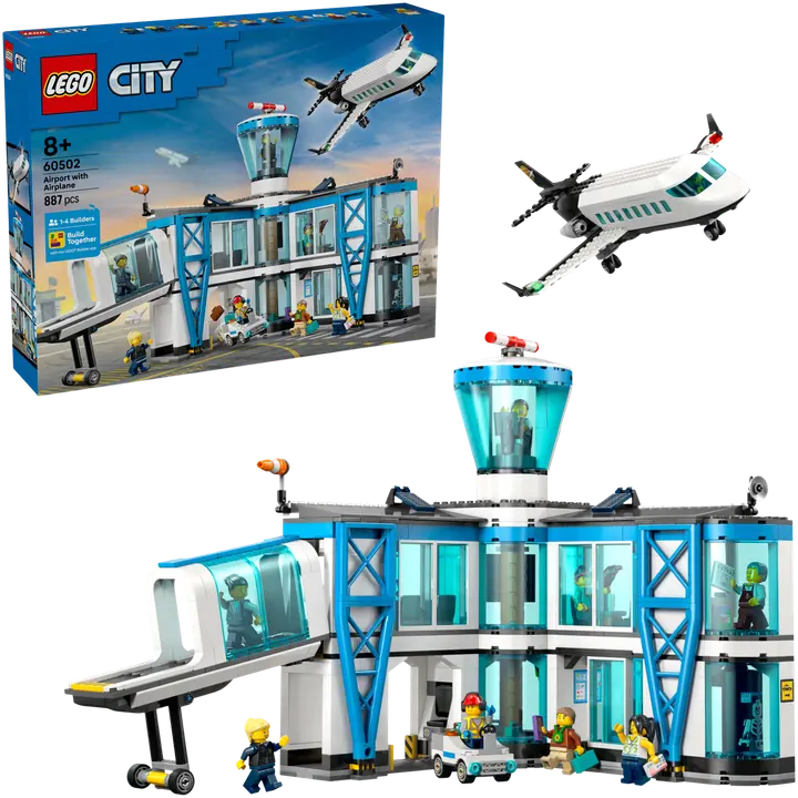 LEGO® My City 60502 Lentokenttä ja lentokone