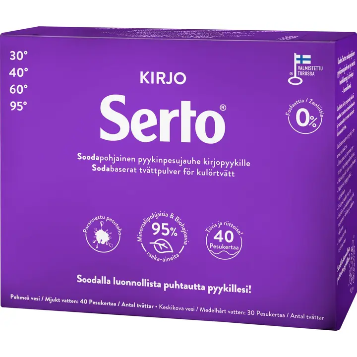 Serto 1,35kg Kirjo Pyykinpesujauhe