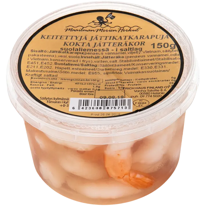 Jättikatkarapu dippipyrstö liemessä 150g