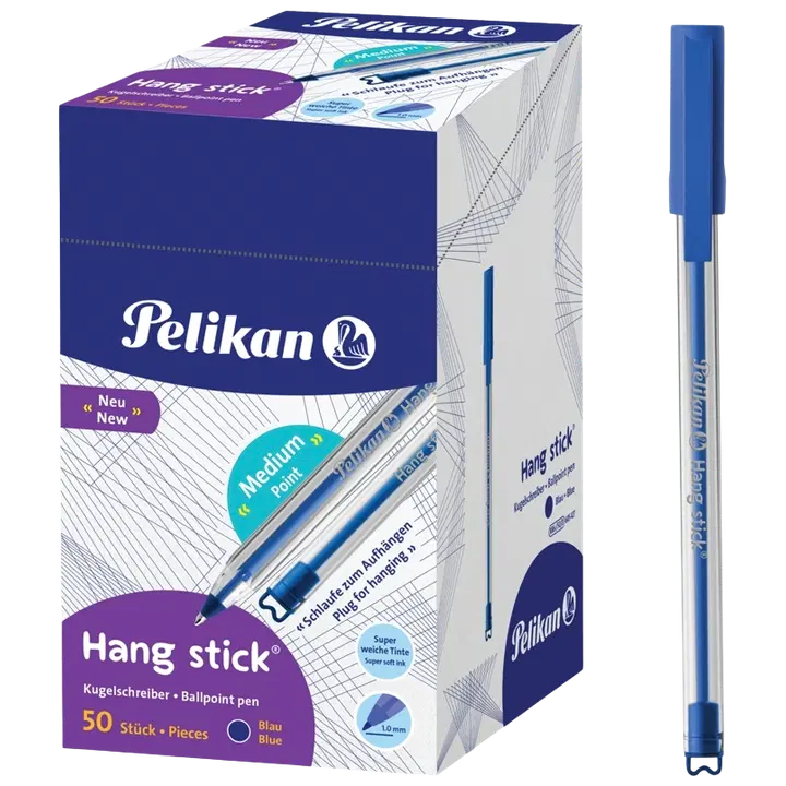 Pelikan pastapliiats, hang stick, sinine