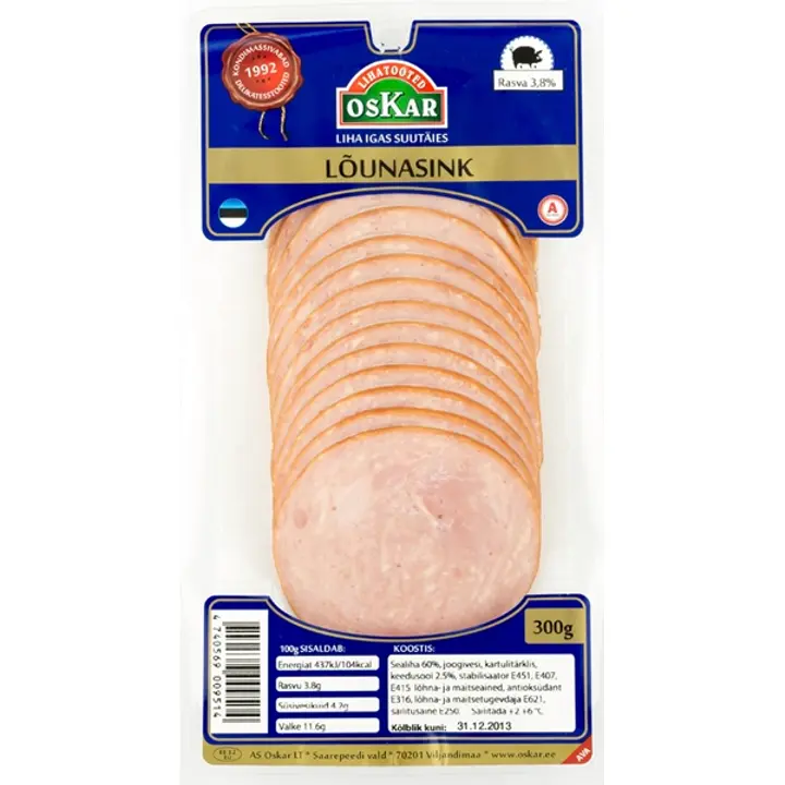 Oskar Lõunasink Viilutatud