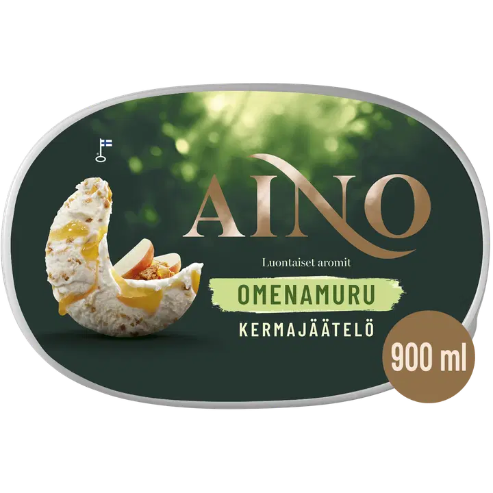 Aino Omenamuru kermajäätelö kotipakkaus 520g/900ml