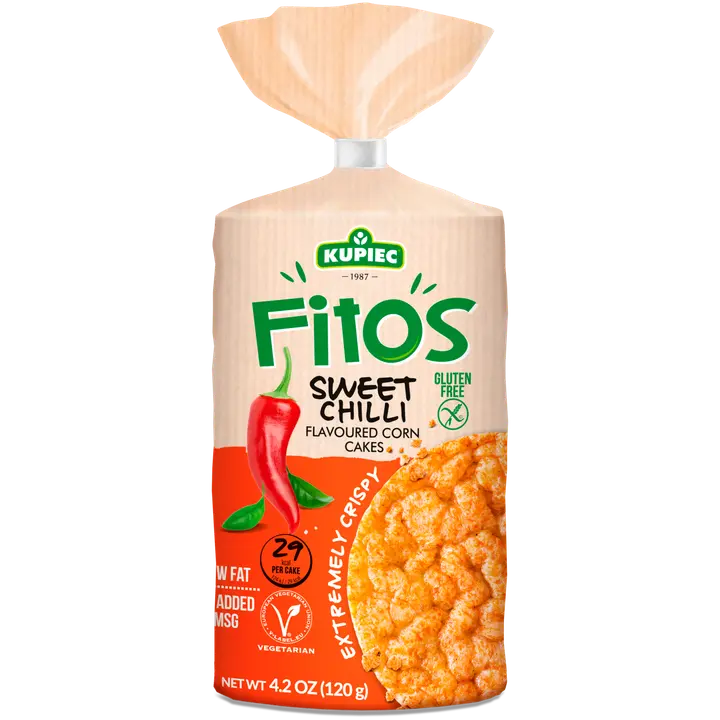 Kupiec Fitos maisivahvlid magusa tšilliga 120g