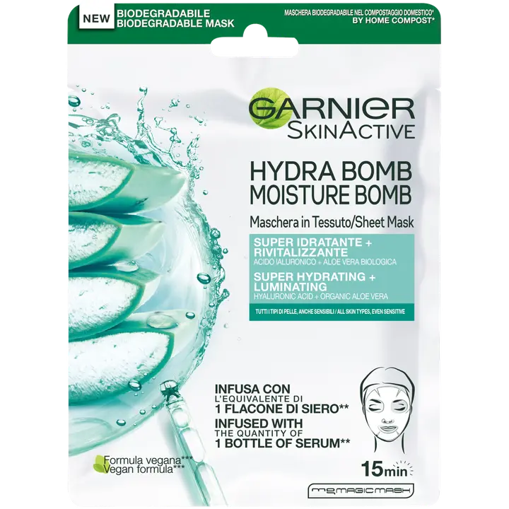 Garnier SkinActive Hydra Bomb Super Hydrating + Revitalizing kangasnaamio 28g