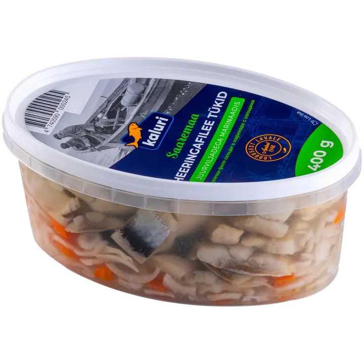 Kaluri Heeringafilee Tükid Juurviljadega 400 G