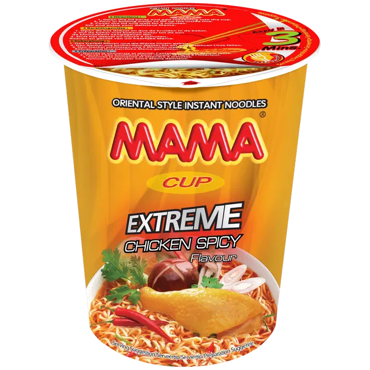 Mama Cup Itämainen tulinen kananmakuinen kuppinuudeli 70g