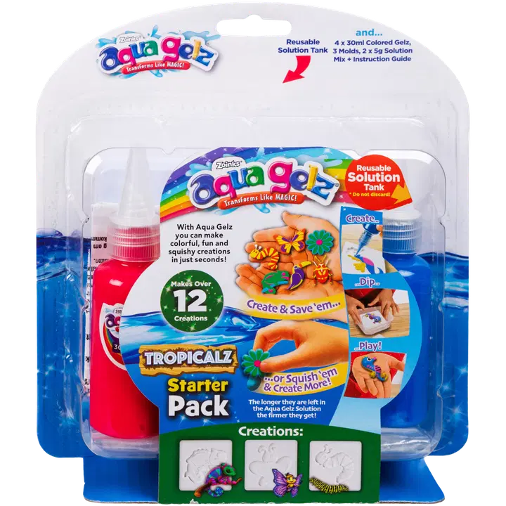Aqua Gelz askartelusetti aloituspakkaus trooppinen