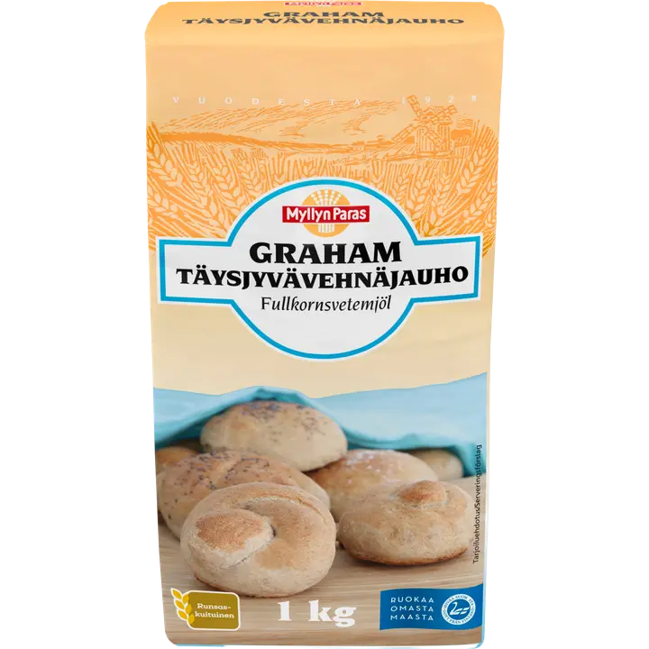 Myllyn Paras Graham Täysjyvävehnäjauho 1kg