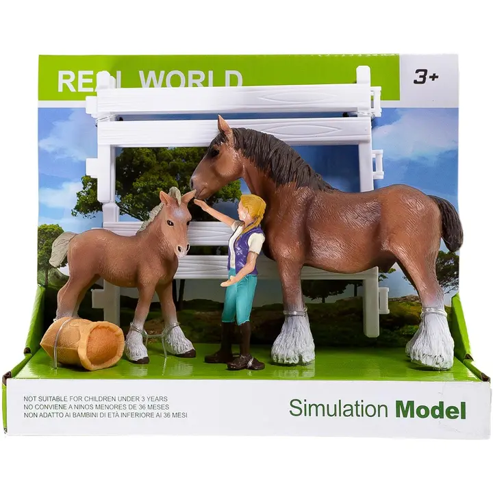 Mängukomplekt hobused