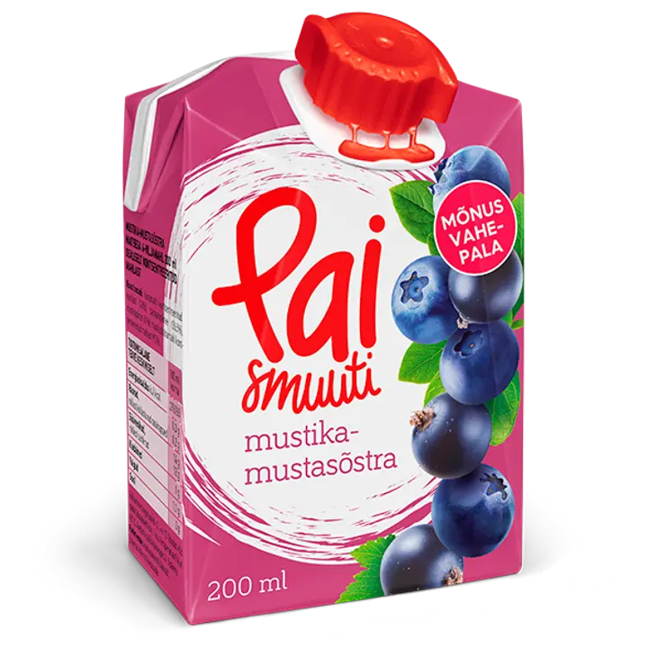 Pai mustika-mustsõstra smuuti 200ml