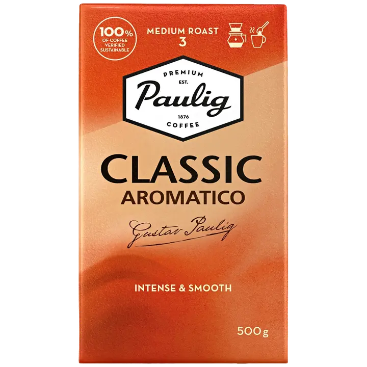 Paulig Classic Aromatico jahvatud kohv 500g