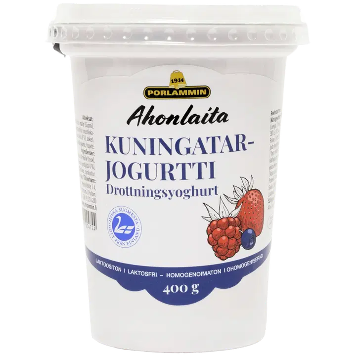 Porlammin Ahonlaita Kuningatarjogurtti 400g