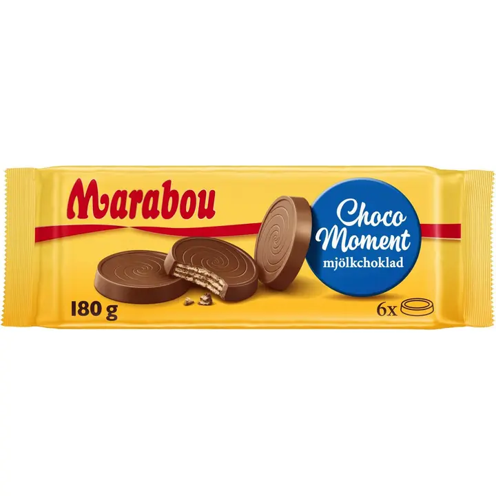 Marabou Choco Moment maitosuklaa herkuttelukeksi 180g
